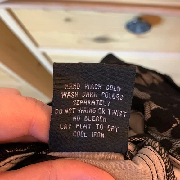 NWT Tripp NYC Cream Black Lace Corset Bodysuit Size Medium - Picture 11 of 11